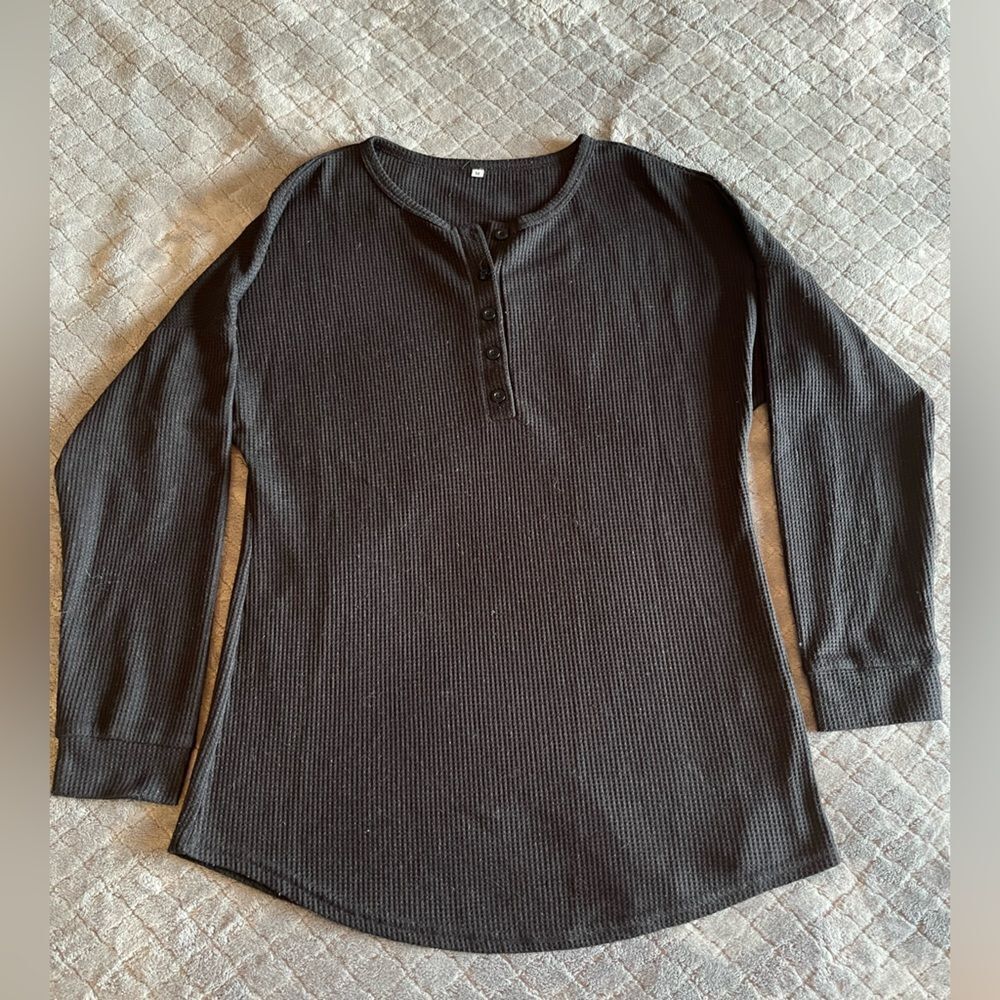 Waffle Knit Long Sleeve 